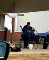 Pastor Alan Speaking at Drive in Service Easter Sunday 2020